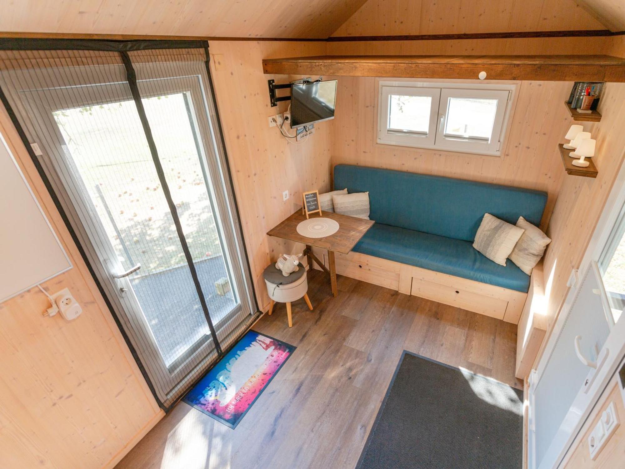 Tiny House Auf Der Alpaka Farm Villa Rubkow Buitenkant foto